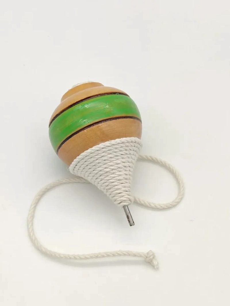 TROMPO Y EMBOQUE DE MADERA TRADICIONAL CRIOLLO PARA NIÑOS - 4