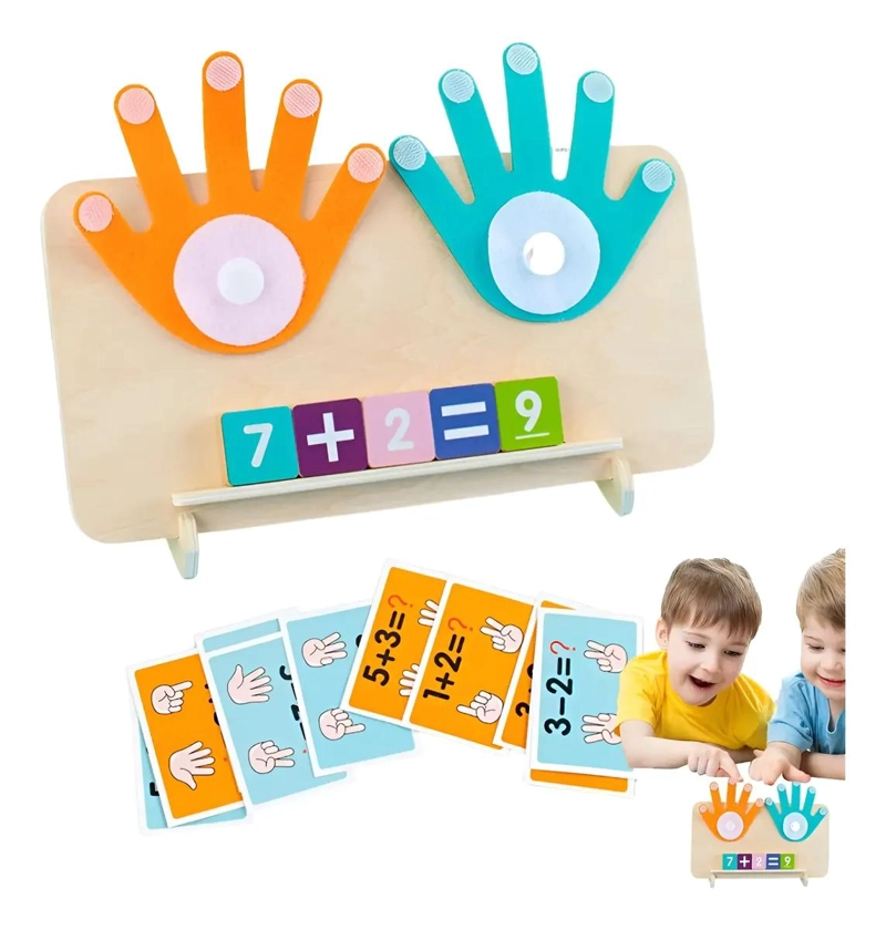 JUEGO DIDACTICO PARA APRENDER A CONTAR Y SUMAR CON DEDOS - 1