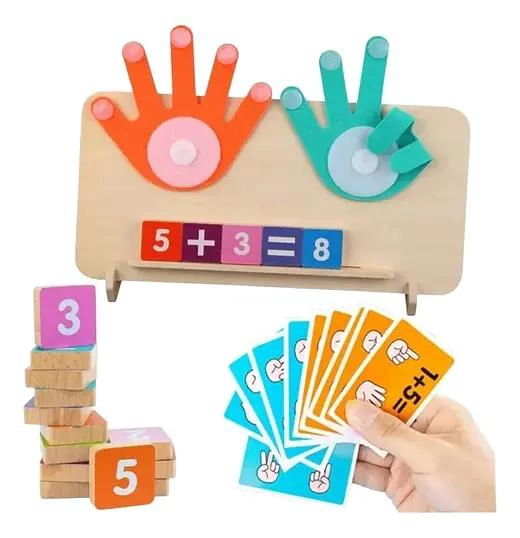 JUEGO DIDACTICO PARA APRENDER A CONTAR Y SUMAR CON DEDOS - 2