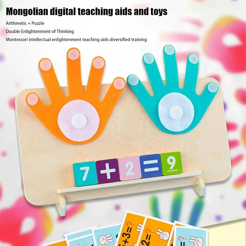 JUEGO DIDACTICO PARA APRENDER A CONTAR Y SUMAR CON DEDOS - 3