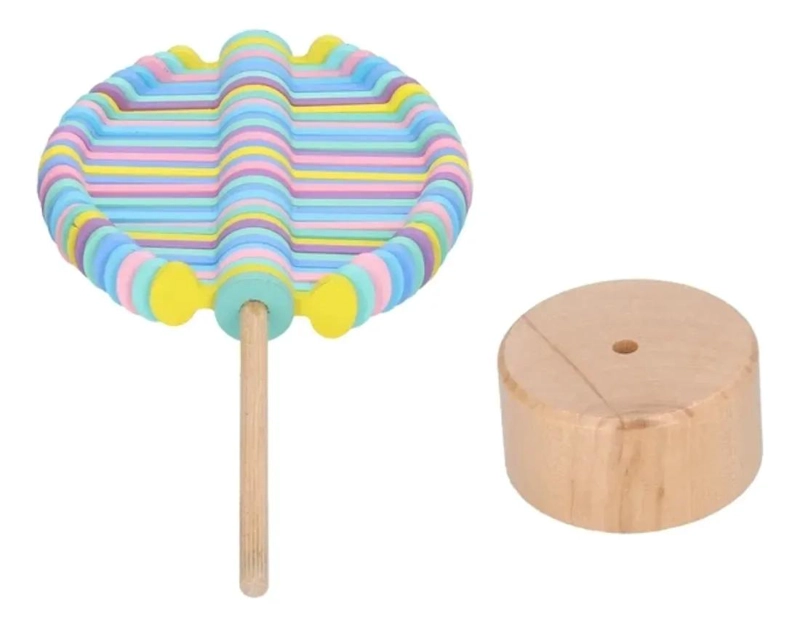 VARITA GIRATORIA ANTIESTRE S DE MADERA PARA RELAJACION - 8