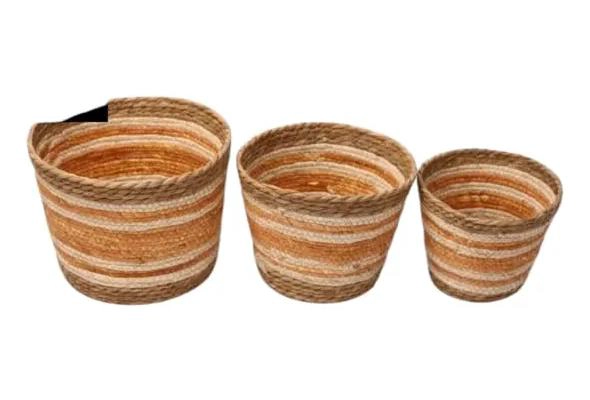 SET DE 3 CANASTOS ORGANIZADORES PARA EL HOGAR - 2
