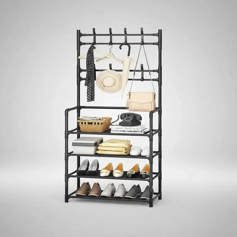 COLGADOR ORGANIZADOR DE 4 NIVELES PARA ROPA Y ZAPATOS - 3