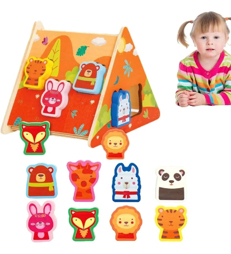 JUGUETE CLASIFICADOR DE FORMAS Y ENCAJE PARA NIÑOS - 6