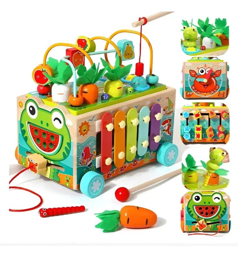 JUGUETE MONTESSORI DE MADERA PARA NIÑOS DE 1 A 3 AÑOS - 1
