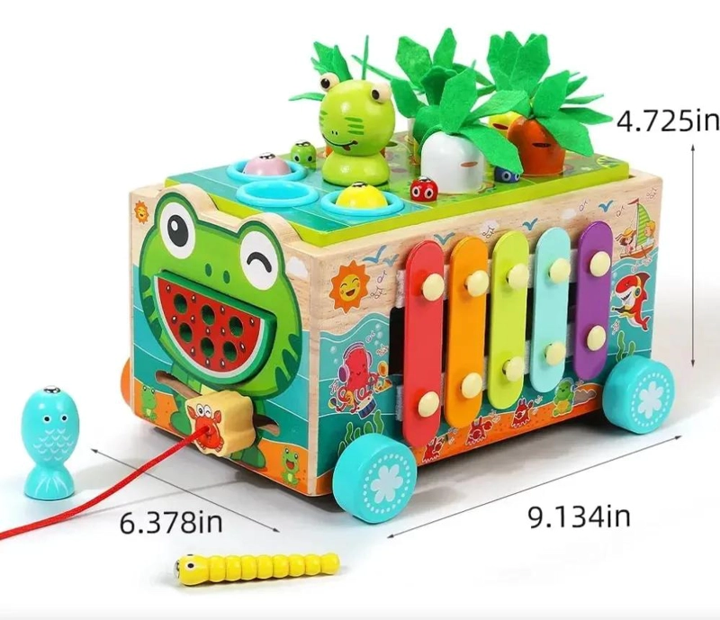 JUGUETE MONTESSORI DE MADERA PARA NIÑOS DE 1 A 3 AÑOS - 5
