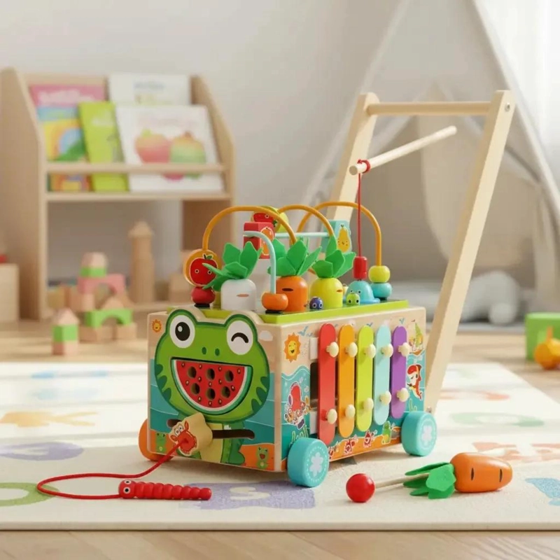 JUGUETE MONTESSORI DE MADERA PARA NIÑOS DE 1 A 3 AÑOS - 6