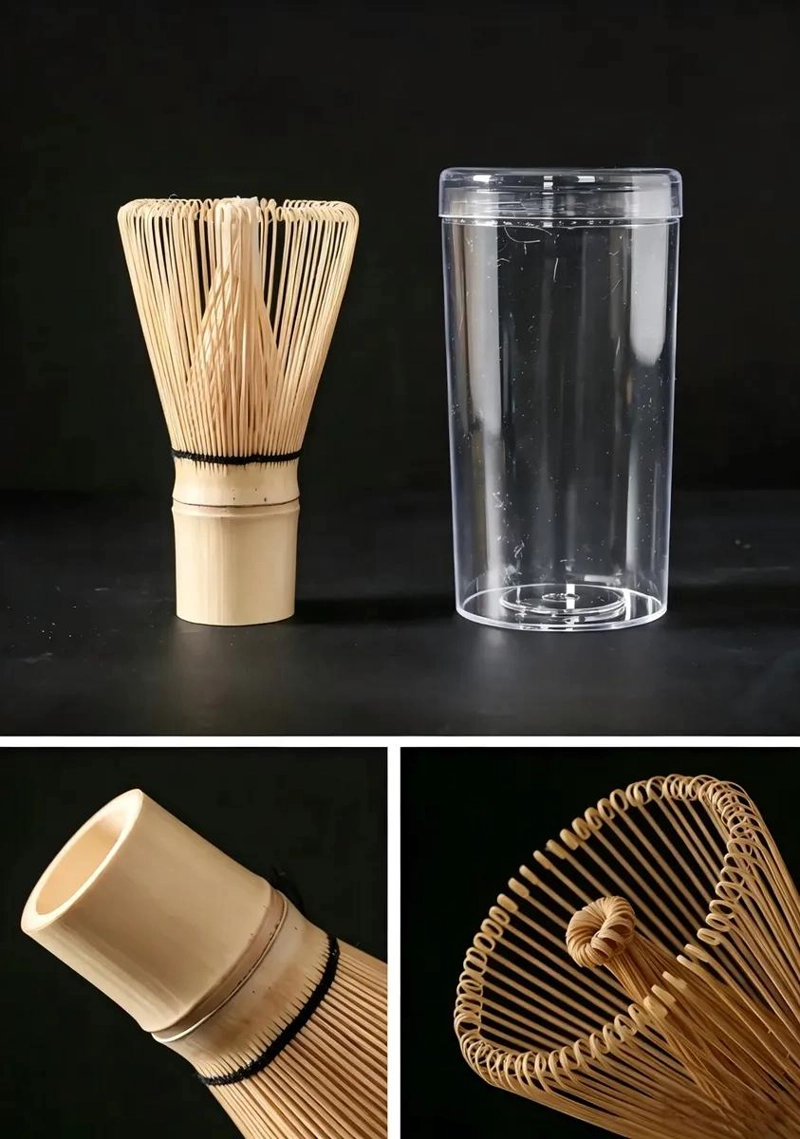 SET DE 3 UTENSILIOS DE BAMBU PARA PREPARACION DE TE  MATCHA - 7