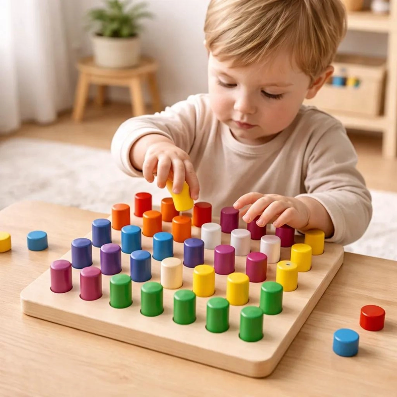 SET DE CILINDROS MONTESSORI PARA APRENDIZAJE INFANTIL - 2