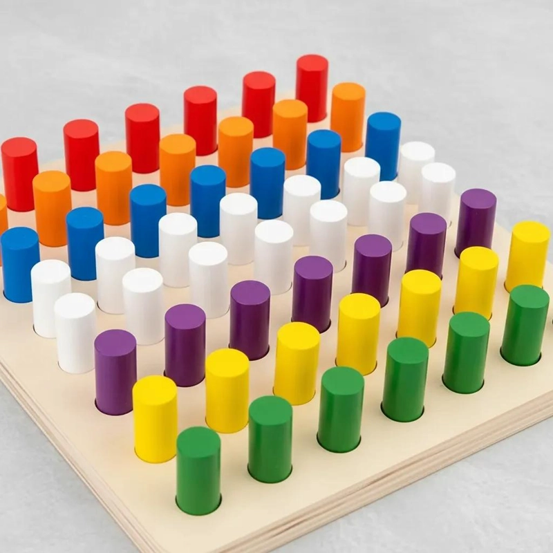 SET DE CILINDROS MONTESSORI PARA APRENDIZAJE INFANTIL - 8