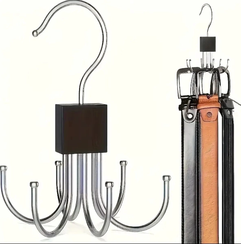 SET DE 2 GANCHOS DE MADERA PARA COLGAR ROPA Y PANTALONES - 1