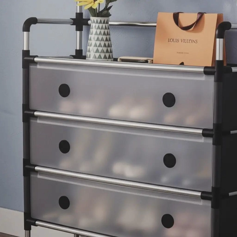 PERCHERO ORGANIZADOR COLGADOR DE 3 NIVELES PARA ROPA Y ZAPATOS - 2