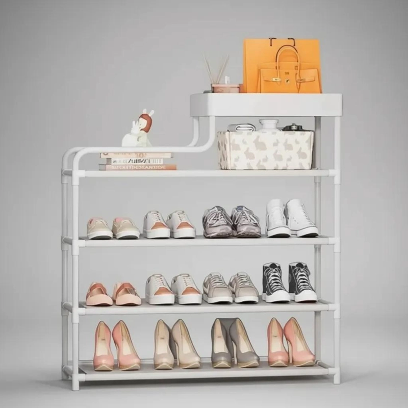 ORGANIZADOR MULTIFUNCIONAL PARA CALZADO CON 3 ESTANTES - 5