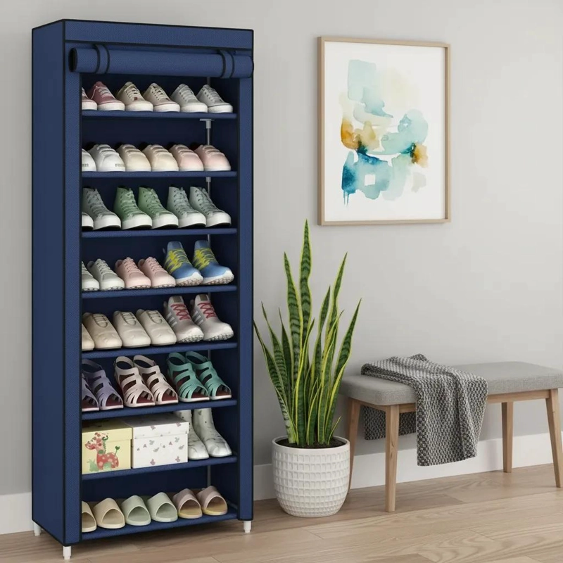 ZAPATERO VERTICAL ORGANIZADOR DE CALZADO CON 10 NIVELES - 3