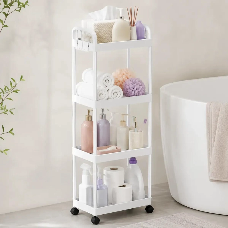 CARRITO ORGANIZADOR MULTIFUNCIONAL DE 4 NIVELES CON RUEDAS - 2