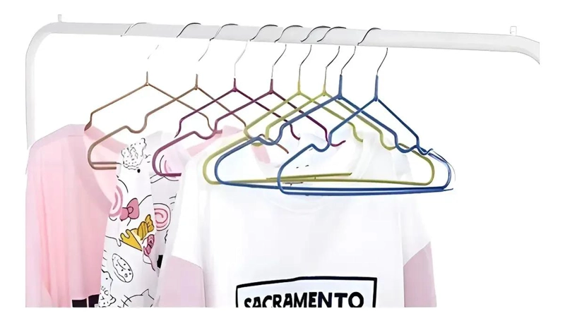 COLGADORES ANTIDESLIZANTES PARA ROPA 30 UNIDADES - 6