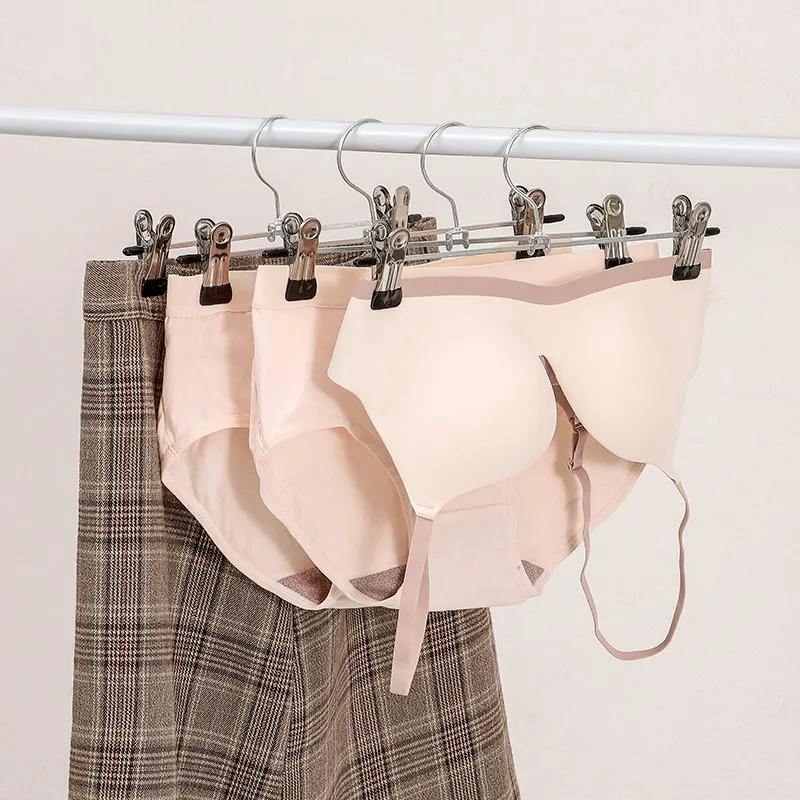 PACK DE 30 GANCHOS METALICOS CON PINZA PARA PANTALONES - 5