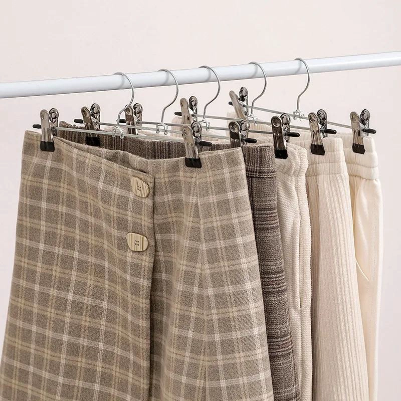 PACK DE 30 GANCHOS METALICOS CON PINZA PARA PANTALONES - 6