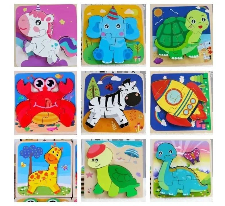 PACK DE 6 JUGUETES DIDACTICOS DE MADERA PARA NIÑOS - 7