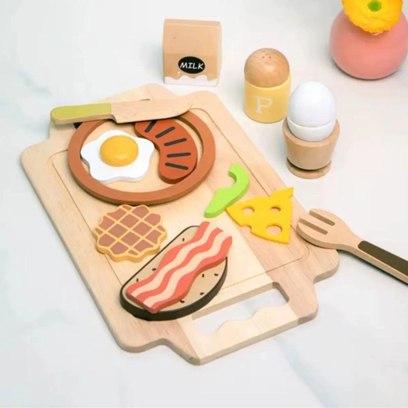 SET DE DESAYUNO DE MADERA PARA NIÑOS A PARTIR DE 3 AÑOS - 3