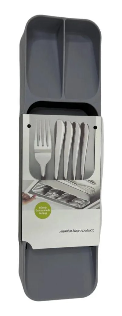 ORGANIZADOR COMPACTO DE CUBIERTOS PARA CAJONES DE COCINA - 4