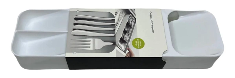 ORGANIZADOR COMPACTO DE CUBIERTOS PARA CAJONES DE COCINA - 7