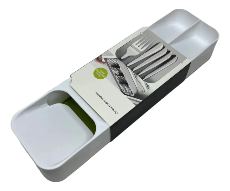 ORGANIZADOR COMPACTO DE CUBIERTOS PARA CAJONES DE COCINA - 8