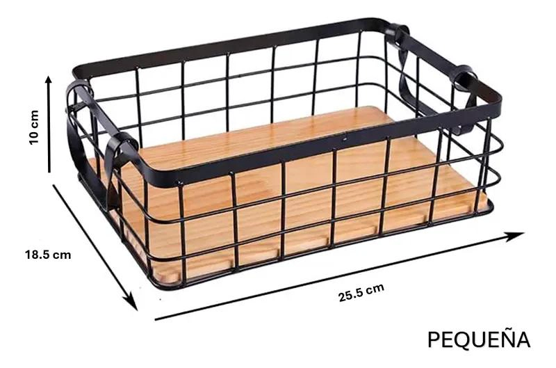 ORGANIZADOR DE CUBIERTOS Y UTENSILIOS DE COCINA EN METAL Y MADERA - 3
