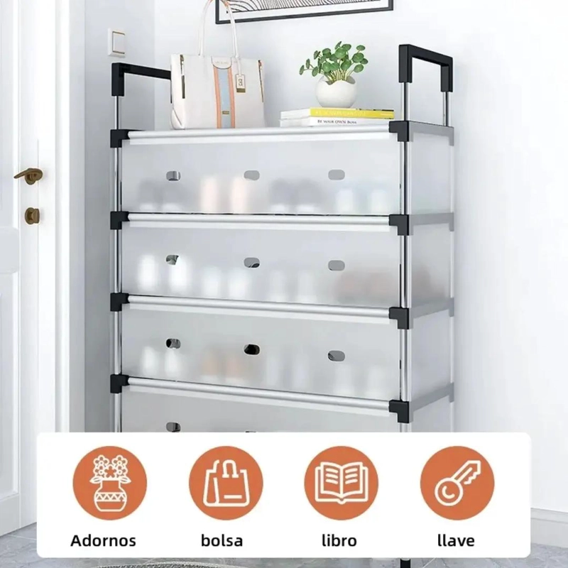 ZAPATERO ORGANIZADOR DE 5 NIVELES PARA CALZADO Y MAS - 4