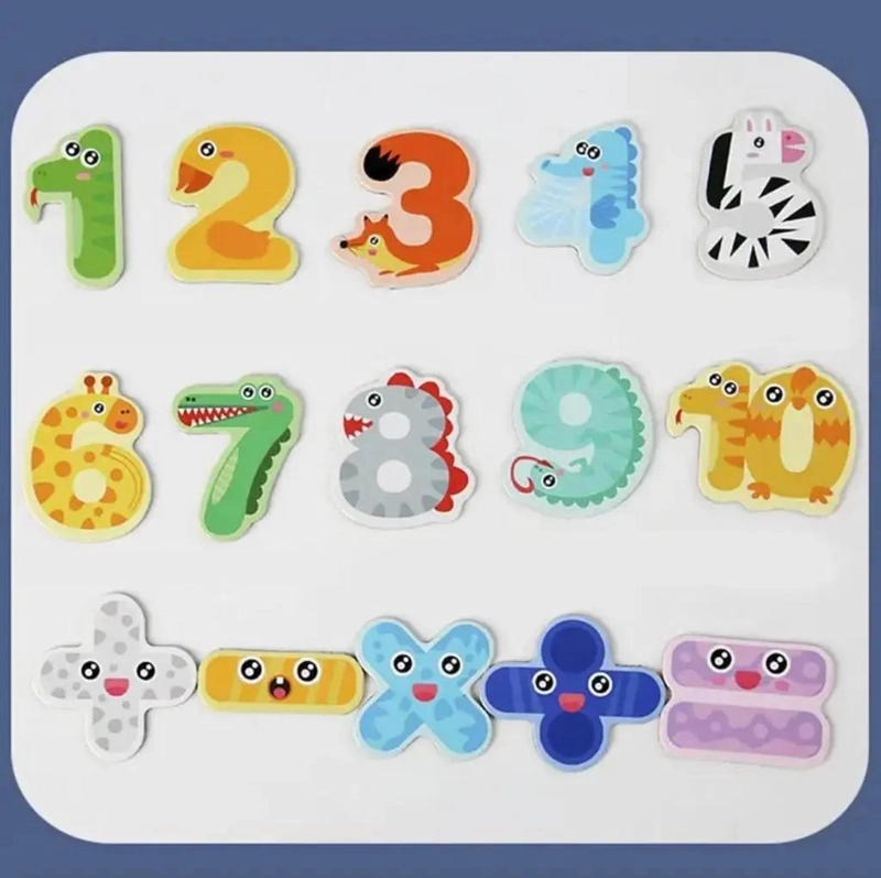JUGUETES DE MADERA PARA APRENDER MATEMATICAS Y NUMEROS - 7