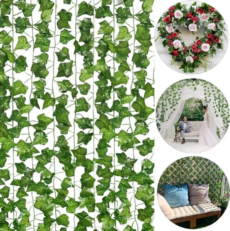 PACK DE 12 TIRAS DE ENREDADERA ARTIFICIAL DE 2.1M - 1