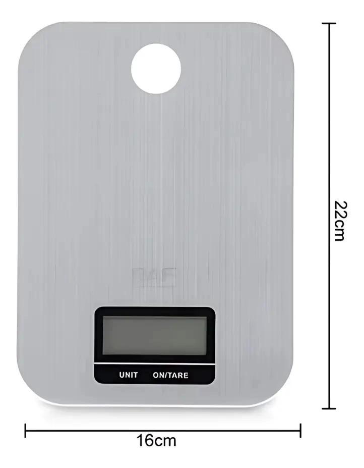 BALANZA DIGITAL GRAMERA IMPERMEABLE PARA COCINA 0-5KG - 1