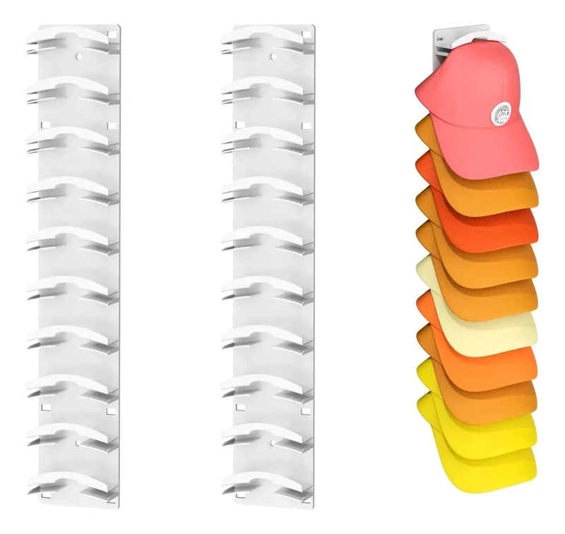 SOPORTE DE PARED PARA GORRAS, ORGANIZADOR DE SOMBREROS - 1