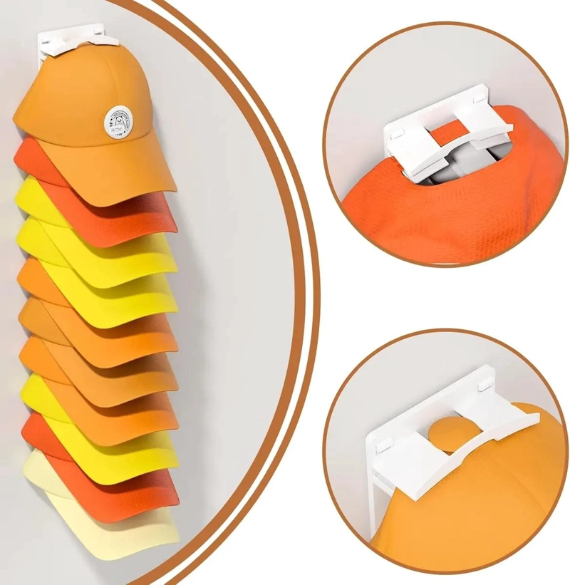 SOPORTE DE PARED PARA GORRAS, ORGANIZADOR DE SOMBREROS - 3