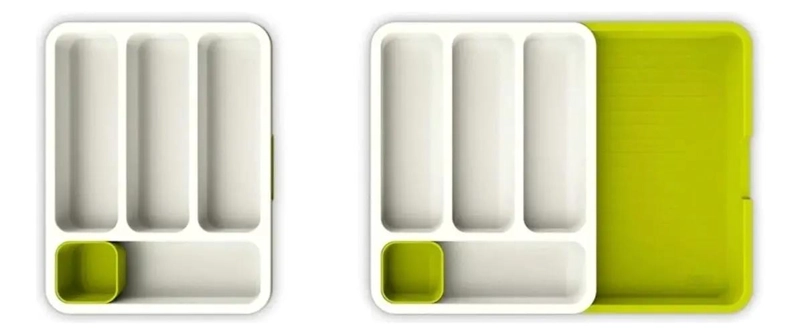 ORGANIZADOR EXTENSIBLE PARA CUBIERTOS Y CUCHILLOS DE COCINA - 6