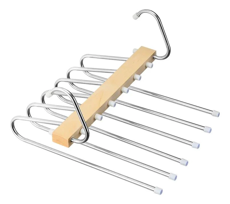 PERCHA COLGADOR PLEGABLE PARA ALMACENAMIENTO DE PANTALONES - 1