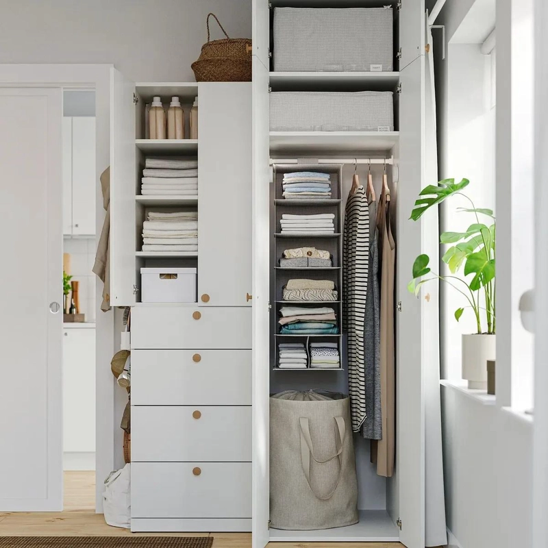 ORGANIZADOR COLGANTE PARA ROPA CON MULTIPLES COMPARTIMENTOS - 6