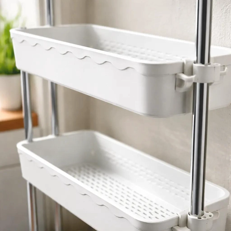 CARRITO ORGANIZADOR DE 4 NIVELES PARA ALMACENAMIENTO EFICIENTE - 6
