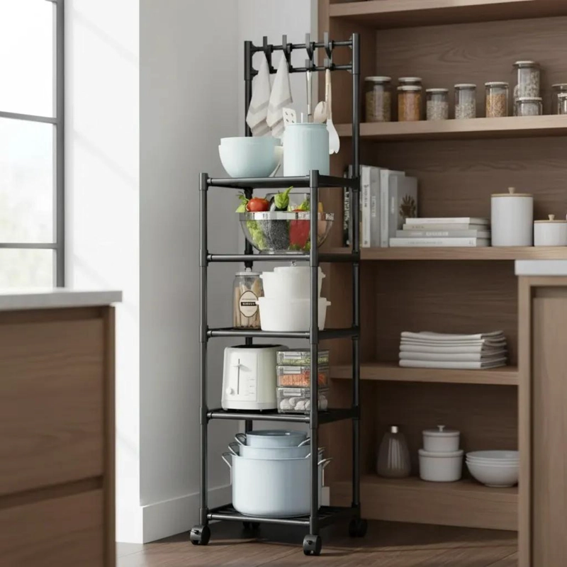 RACK ORGANIZADOR DE COCINA RESISTENTE Y FUNCIONAL - 1