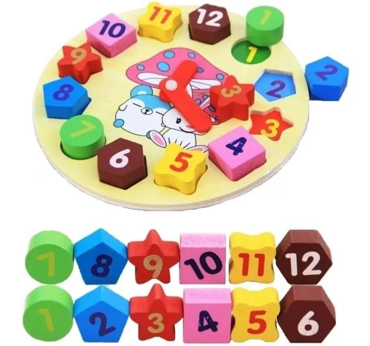 PACK DE JUGUETES DIDACTICOS DE MADERA PARA BEBE S - 4
