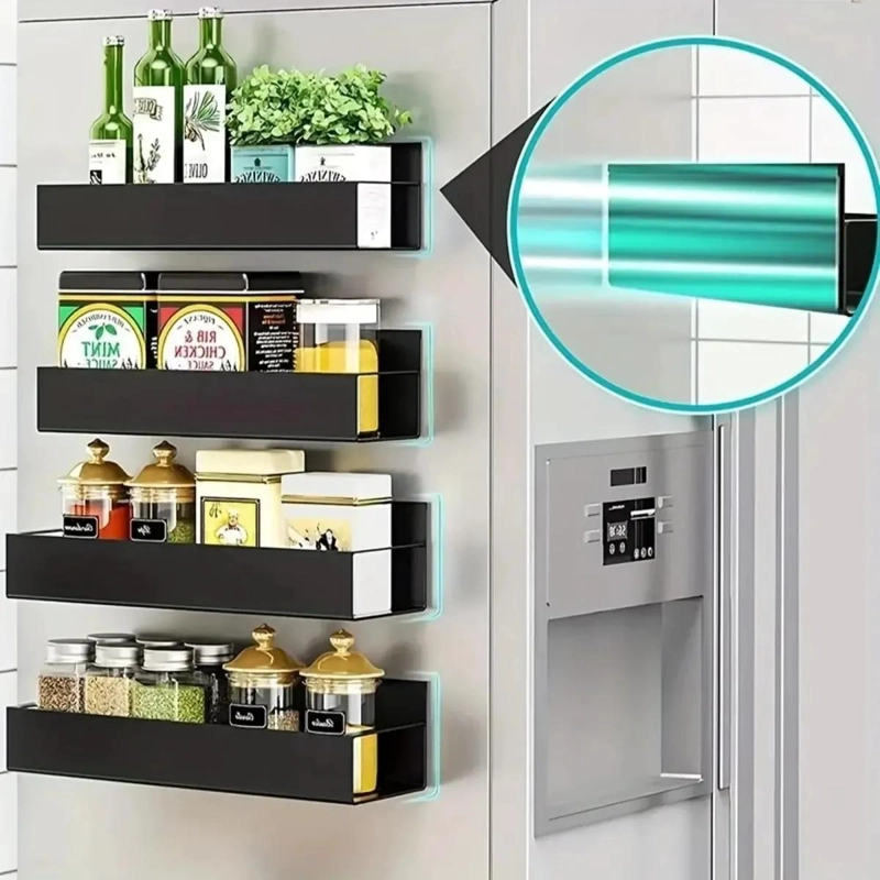 ESTANTES MAGNE TICOS PARA ALMACENAMIENTO EN COCINA Y BAÑO - 9