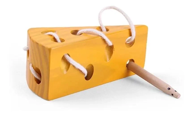 ENHEBRADOR DE MADERA DIDACTICO PARA MOTRICIDAD FINA - 7