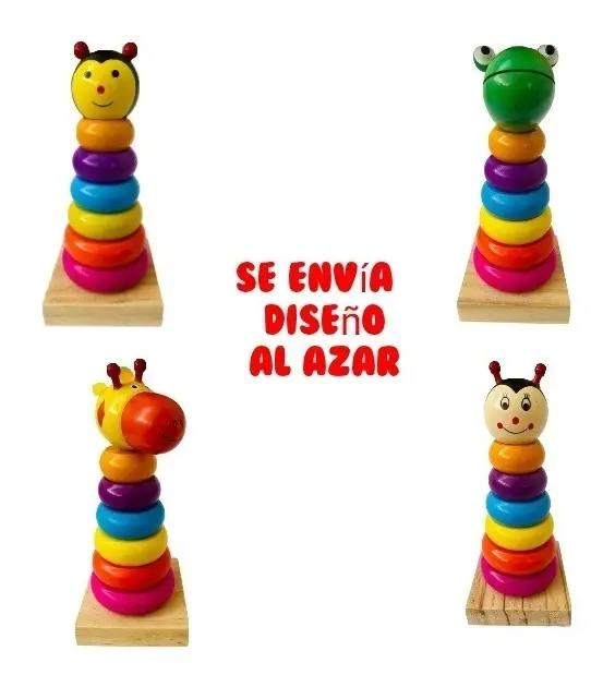 SET DE JUGUETES DIDACTICOS DE MADERA PARA BEBE S - 3