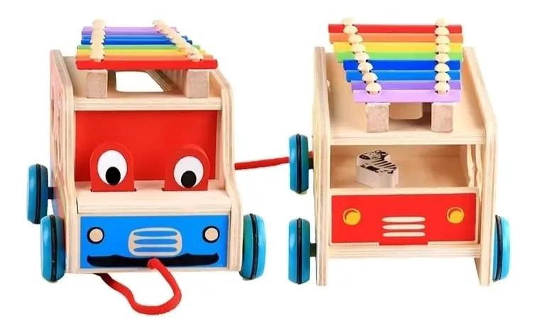 XILOFONO DIDACTICO DE MADERA MULTIFUNCIONAL PARA NIÑOS - 6