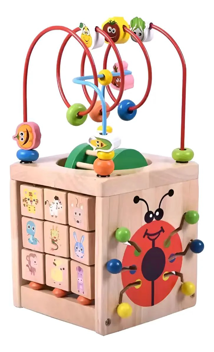 CUBO DE MOTRICIDAD MULTIFUNCIONAL PARA EL DESARROLLO INFANTIL - 1
