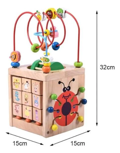 CUBO DE MOTRICIDAD MULTIFUNCIONAL PARA EL DESARROLLO INFANTIL - 8