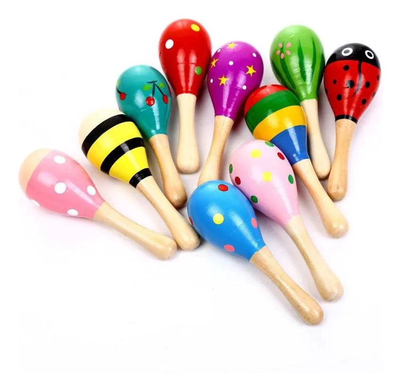PACK DE 4 INSTRUMENTOS MUSICALES DE MADERA PARA NIÑOS - 3