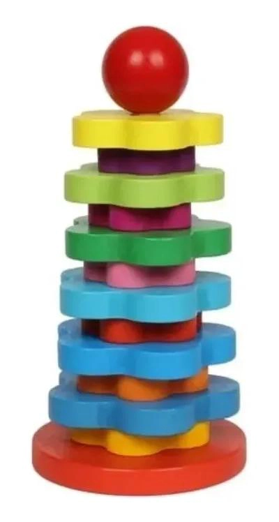TORRE APILABLE DE MADERA PARA NIÑOS DE 2 A 4 AÑOS - 3