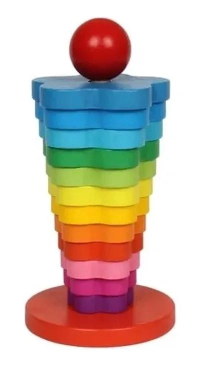 TORRE APILABLE DE MADERA PARA NIÑOS DE 2 A 4 AÑOS - 4
