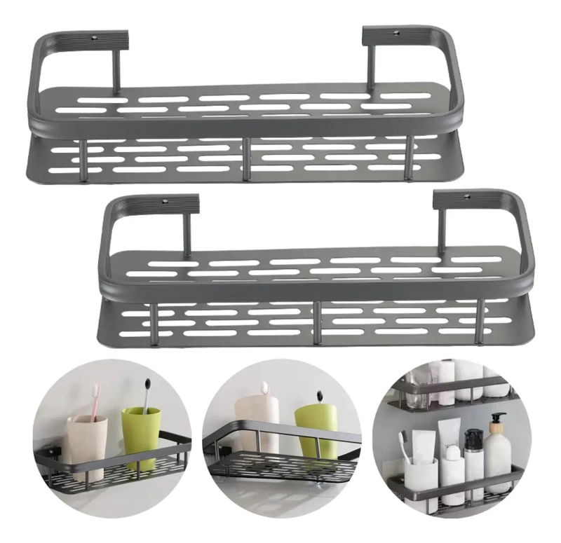 ESTANTE DE PARED MULTIFUNCIONAL PARA BAÑO Y COCINA - 2
